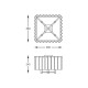 Candelabru PALACE C0523-04A-U8AC Zumaline G9, Auriu, Polonia
