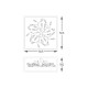 Lustra Plafon SPRING C0578-04A-B5V7 Zumaline G9, Auriu, Polonia