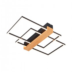 Lustra Plafon MINAR C230624202A Zumaline LED, Negru, Polonia