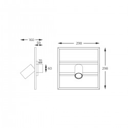 Lustra Spot KORDA  C230857703 Zumaline GU10, Negru, Polonia