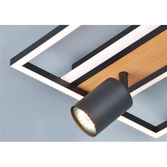 Lustra Spot KORDA  C230857704 Zumaline GU10, Negru, Polonia