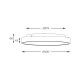 Plafoniera SIERRA CL12100008-GD Zumaline LED, Auriu, Polonia