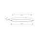 Plafoniera SIERRA CL12100009-GD Zumaline LED, Auriu, Polonia