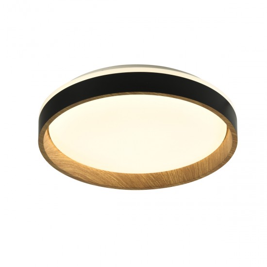 Plafoniera BOIS CL2204003-390MBWT Zumaline LED, Negru, Polonia