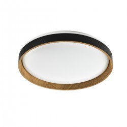Plafoniera BOIS CL2204003-490MBWT Zumaline LED, Negru, Polonia