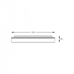 Plafoniera BOIS CL2204003-490MBWT Zumaline LED, Negru, Polonia