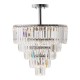 Candelabru AMEDEO FC17106/6+3+1-CHROME+CL Zumaline E14, Crom, Polonia