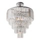 Candelabru AMEDEO FC17106/6+3+1-CHROME+CL Zumaline E14, Crom, Polonia