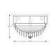 Candelabru CHARLOTTE FC19003/7 Zumaline E14, Auriu, Polonia