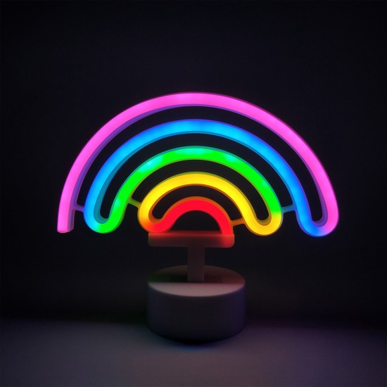 Lampa Decorativa NEON RAINBOW LED FM-NB04 Zumaline LED, Roz, Polonia