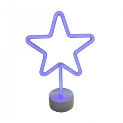 Lampa Decorativa  NEON STAR LED FM-NB20 Zumaline LED, Alb, Polonia