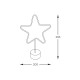 Lampa Decorativa  NEON STAR LED FM-NB20 Zumaline LED, Alb, Polonia