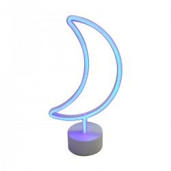 Lampa Decorativa NEON MOON LED FM-NB27 Zumaline LED, Alb, Polonia