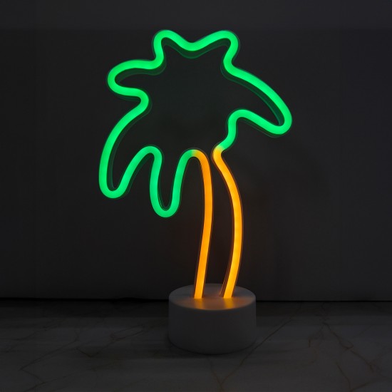 Lampa Decorativa NEON PALM TREE LED FM-NB32 Zumaline LED, Verde, Polonia
