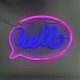 Lampa Decorativa NEON HELLO LED FM-NL41 Zumaline LED, Roz, Polonia