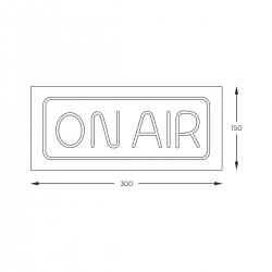Lampa Decorativa NEON ON AIR LED FM-NLB39 Zumaline LED, Alb, Polonia