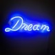 Lampa Decorativa  NEON DREAM LE FM-WN37 Zumaline LED, Alb, Polonia