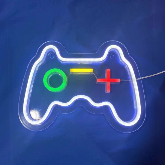 Lampa Decorativa NEON GAMEPAD LED FM-WN67 Zumaline LED, Alb, Polonia