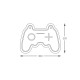 Lampa Decorativa NEON GAMEPAD LED FM-WN67 Zumaline LED, Alb, Polonia