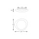 Plafoniera AURA FM2201001-470 Zumaline LED, Alb, Polonia