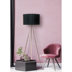 Lampadar INGA H06-GD-BK Zumaline E27, Negru, Polonia