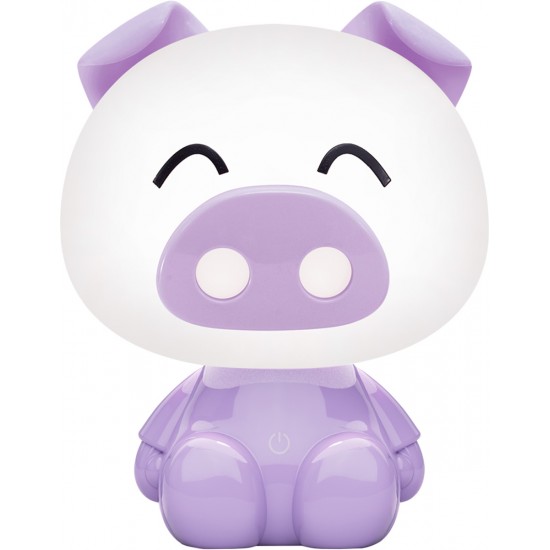 Veioza Copii PIG KDR-603B-PE Zumaline LED, Polonia