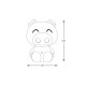 Veioza Copii PIG KDR-603B-PK Zumaline LED, Roz, Polonia