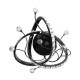 Lustra Plafon MAIA MB3481-1-3BCT Zumaline LED, Negru, Polonia