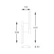 Aplica ELIOT MB4980-2B-3BMT Zumaline LED, Lemn, Polonia