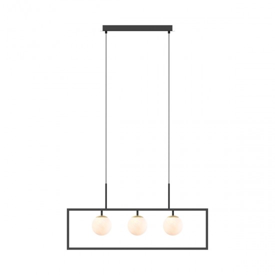Suspensie PIRO MD3115-3-3BT Zumaline G9, Negru, Polonia