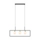 Suspensie PIRO MD3115-3-3BT Zumaline G9, Negru, Polonia