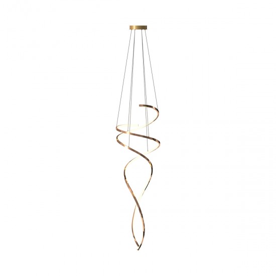 Suspensie COCO MD3127-2M-3GT Zumaline LED, Auriu, Polonia