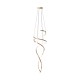 Suspensie COCO MD3127-2M-3GT Zumaline LED, Auriu, Polonia