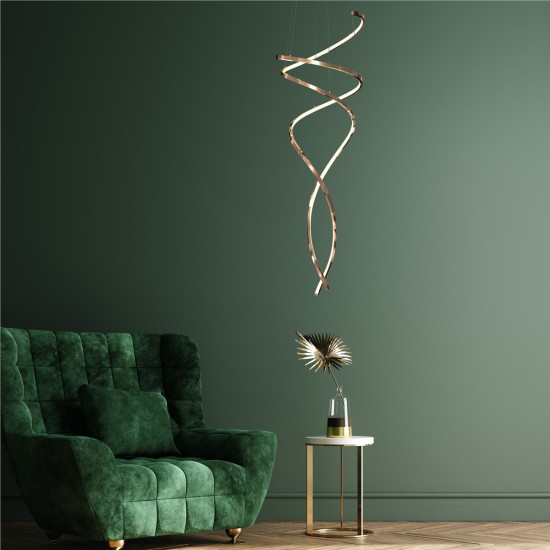 Suspensie COCO MD3127-2M-3GT Zumaline LED, Auriu, Polonia