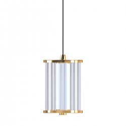 Pendul CALLY MD3147-1A-3GT Zumaline LED, Auriu, Polonia