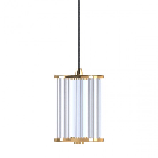Pendul CALLY MD3147-1A-3GT Zumaline LED, Auriu, Polonia