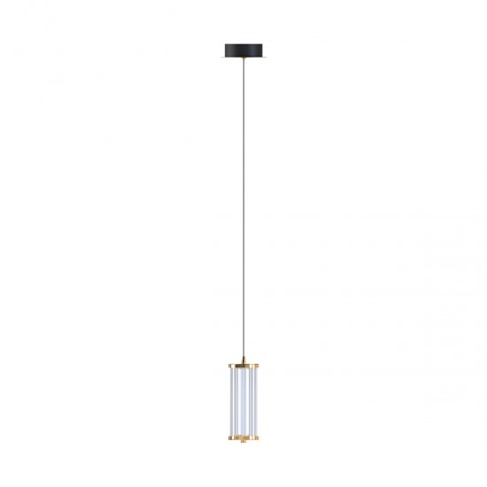 Pendul CALLY MD3147-1A-3GT Zumaline LED, Auriu, Polonia
