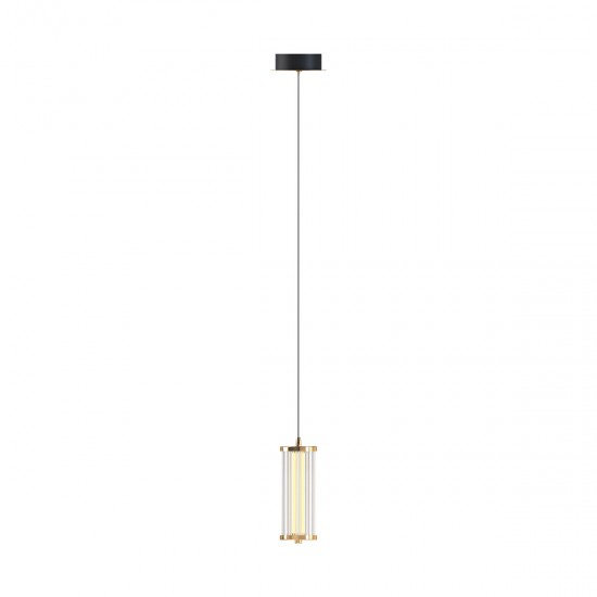 Pendul CALLY MD3147-1A-3GT Zumaline LED, Auriu, Polonia