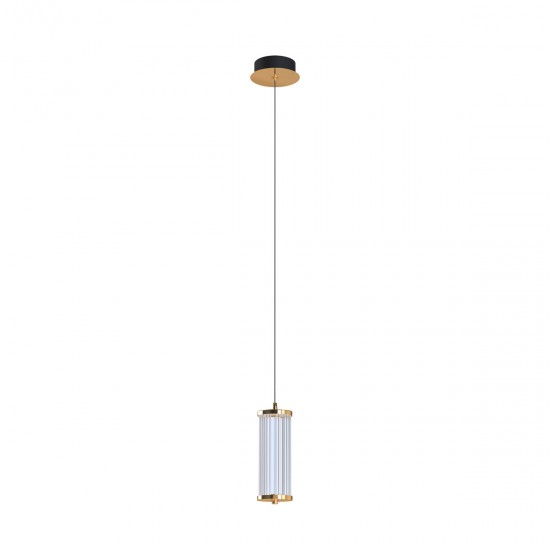 Pendul CALLY MD3147-1A-3GT Zumaline LED, Auriu, Polonia
