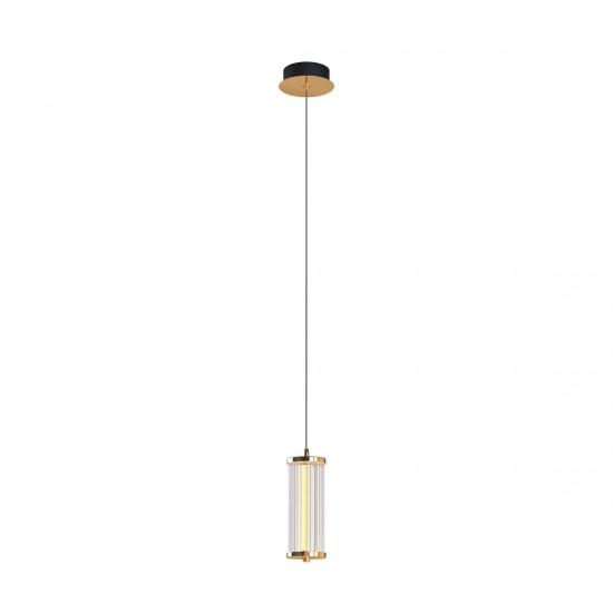 Pendul CALLY MD3147-1A-3GT Zumaline LED, Auriu, Polonia