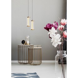 Pendul CALLY MD3147-1A-3GT Zumaline LED, Auriu, Polonia
