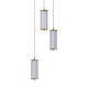 Suspensie CALLY MD3147-3A-3GT Zumaline LED, Auriu, Polonia