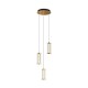 Suspensie CALLY MD3147-3A-3GT Zumaline LED, Auriu, Polonia