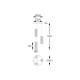 Suspensie CALLY MD3147-3A-3GT Zumaline LED, Auriu, Polonia