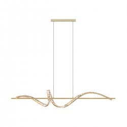 Suspensie ATHESA MD3170-1-3GT Zumaline LED, Auriu, Polonia
