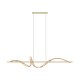 Suspensie ATHESA MD3170-1-3GT Zumaline LED, Auriu, Polonia