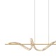 Suspensie ATHESA MD3170-1-3GT Zumaline LED, Auriu, Polonia