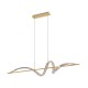 Suspensie ATHESA MD3170-1-3GT Zumaline LED, Auriu, Polonia