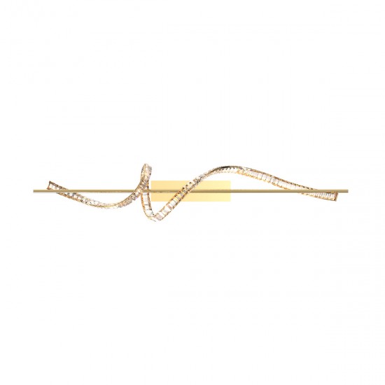 Suspensie ATHESA MD3170-1-3GT Zumaline LED, Auriu, Polonia