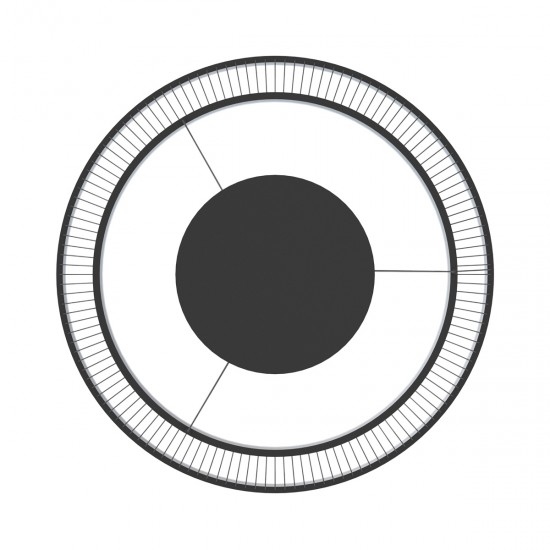 Suspensie BALU MD3328-2M-3BT Zumaline LED, Negru, Polonia